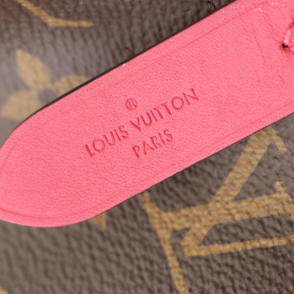 LOUIS VUITTON NeoNoe Monogram Freesia Shoulder Bag Coated Canvas Leather Brown P - Picture 5 of 9